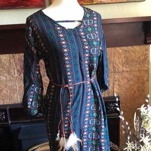 Long bohemian dress
